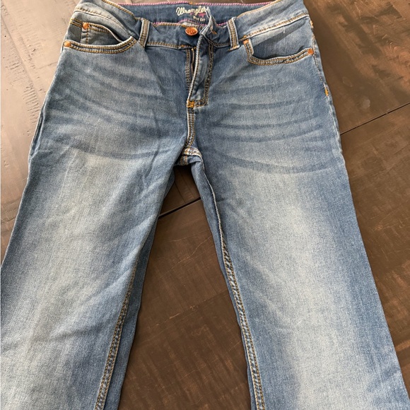 Wrangler Women's Light Blue Straight Leg Jeans - Picture 2 of 5